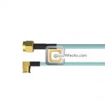 Right Angle SMP Female to SMA Male, 26.5 GHz, OM-086 Coax and RoHS