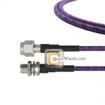 Low Loss TNC Female Bulkhead to TNC Male, 11 GHz, composite LL142 Coax and RoHS