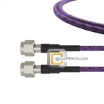 Low Loss TNC Male to TNC Male, 11 GHz, Composite OM-141FLEX Coax and RoHS