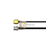 BNC Male to SMA Male LMR-240 Coax and RoHS F047-221S0-321S0-40-N