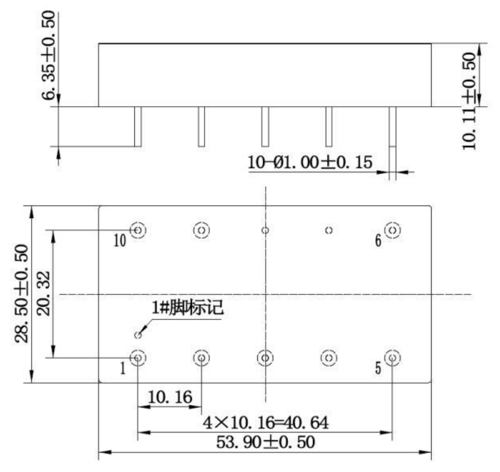 Technical figure: Pin 1 mark