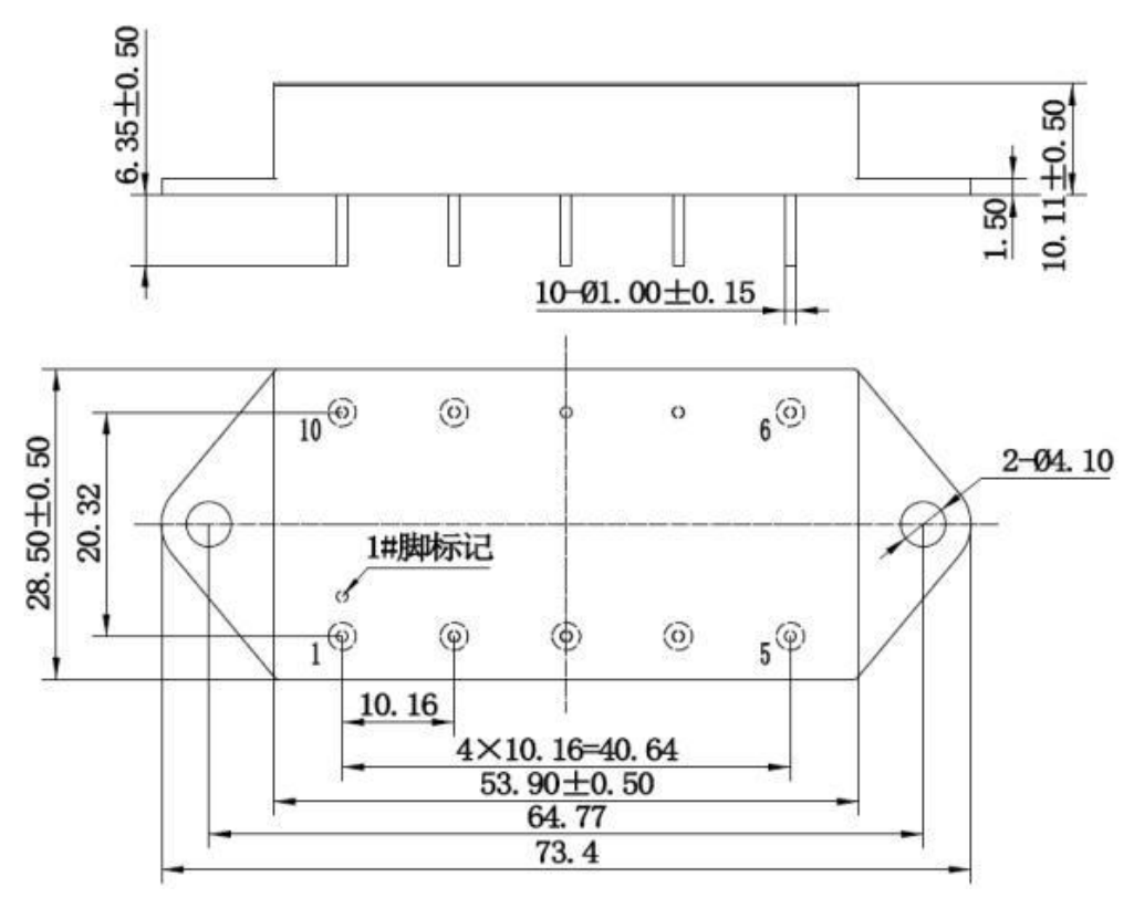 Technical figure: Pin 1 mark
