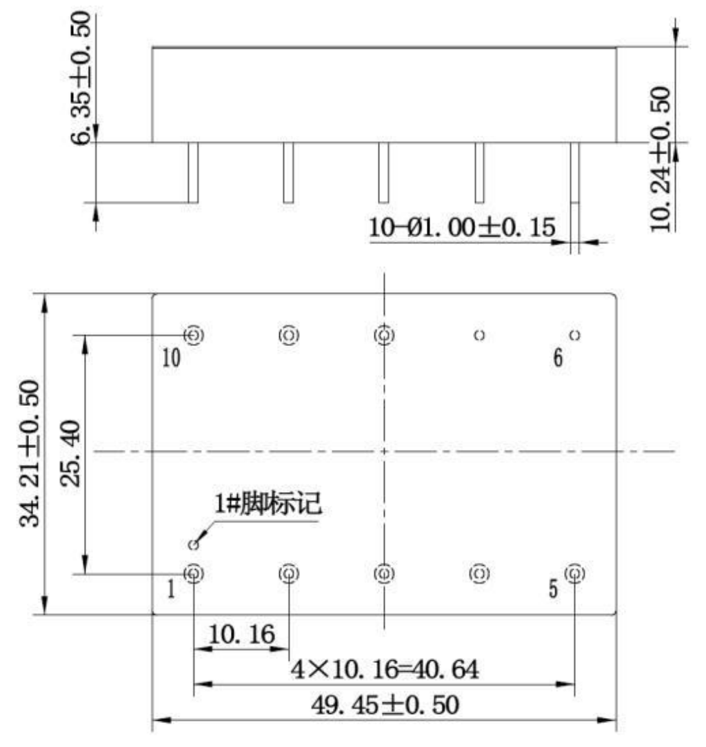 Technical figure: Pin 1 mark