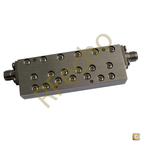 High Pass RF Cavity Filter 1.2GHz to 11.5GHz Microwave Passive High Pass Filter rejection ≥ 60dB @ DC~0.8GHz with SMA Female Connector High Pass RF Cavity Filter, Microwave Passive High Pass Filter, SMA Female Connector