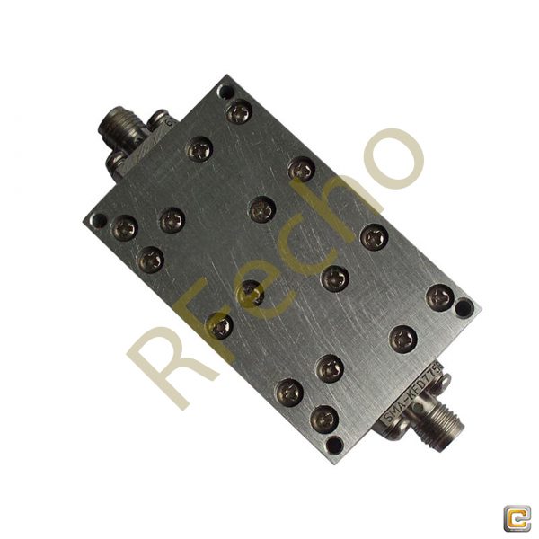 High Pass Microwave Filter 2.5GHz to 6GHz RF Cavity High pass Filter rejection ≥ 70dB @ DC~2.0GHz with SMA Female Connector High Pass Microwave Filter, RF Cavity High pass Filter, SMA Female Connector
