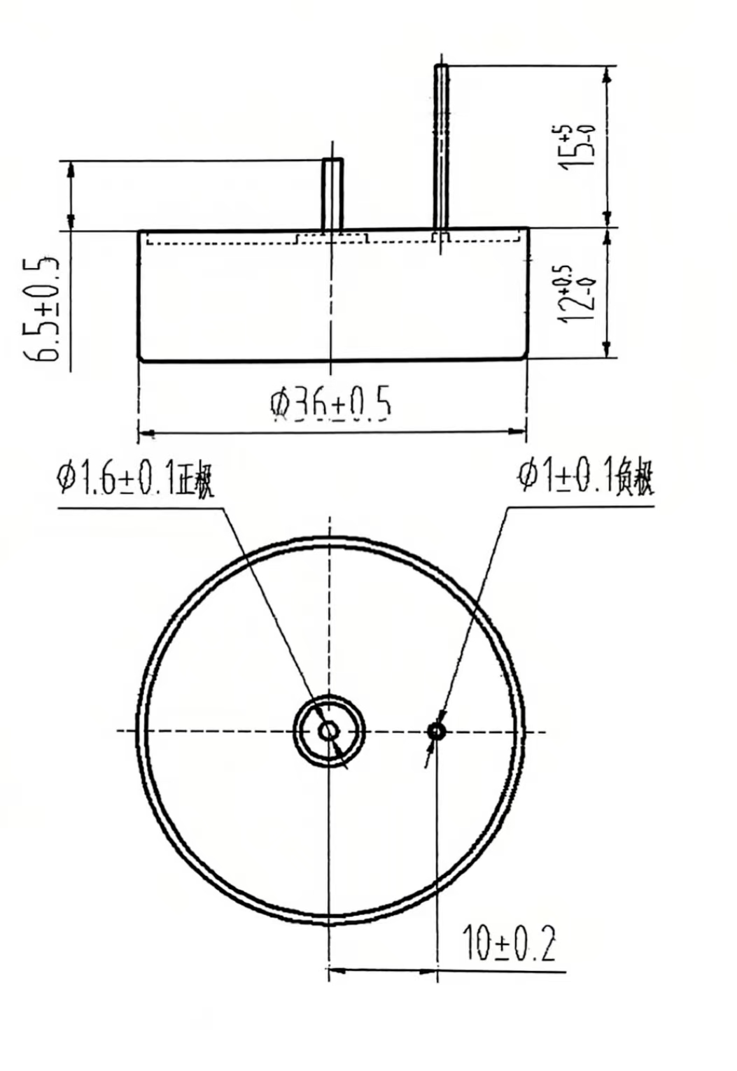High-energy hybrid tantalum capacitor with ultra-large capacity-Outline
