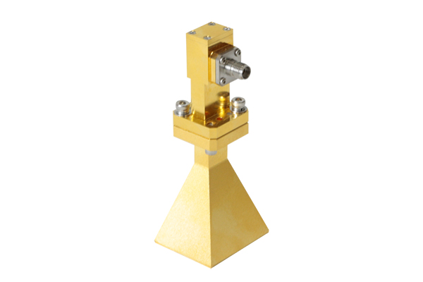 Ultra wide-band dual ridged horn antenna 18-50GHz