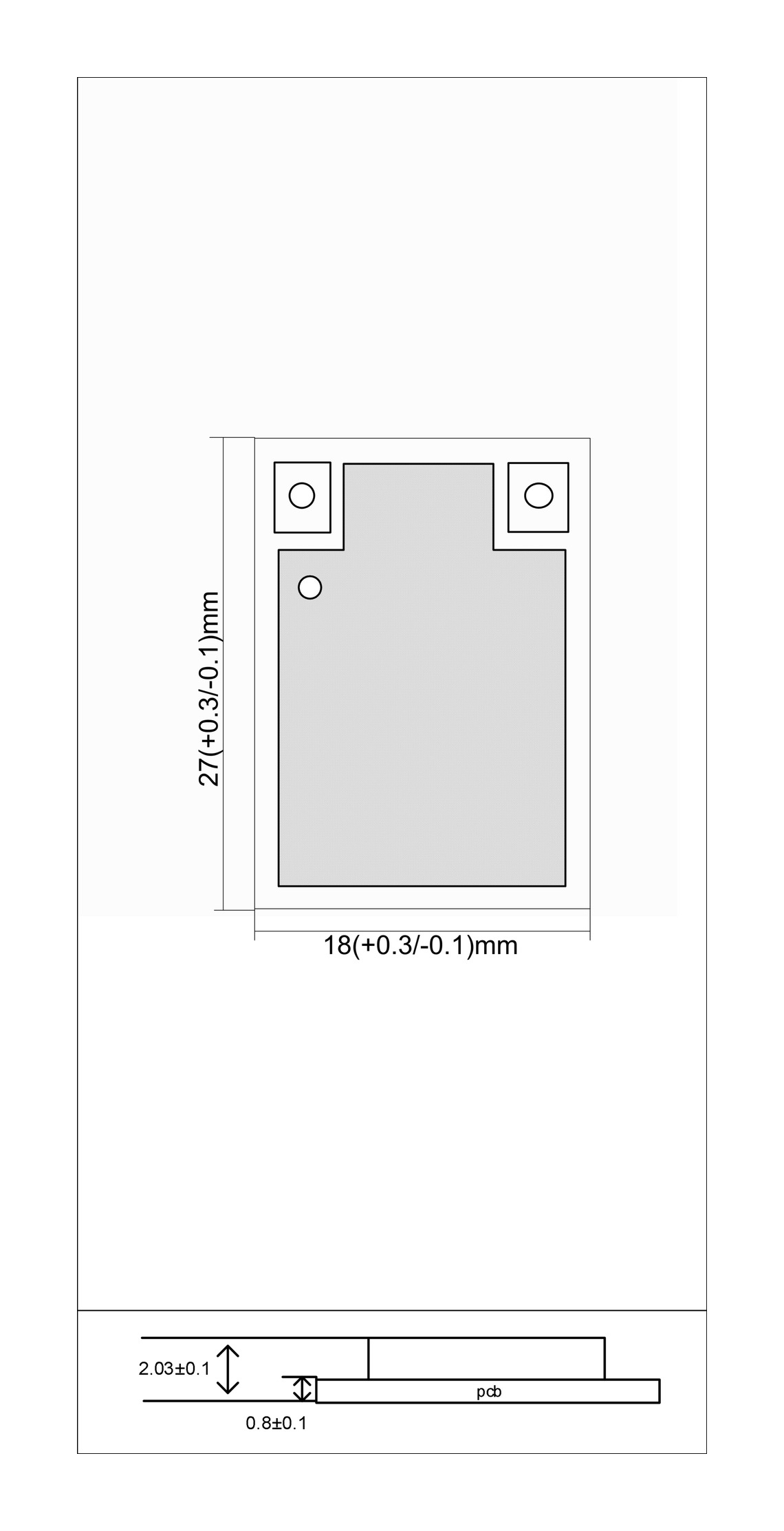 866Mbps USB3.0/USB2.0 Wi-Fi 5 Module 6222D-UUC-Outline