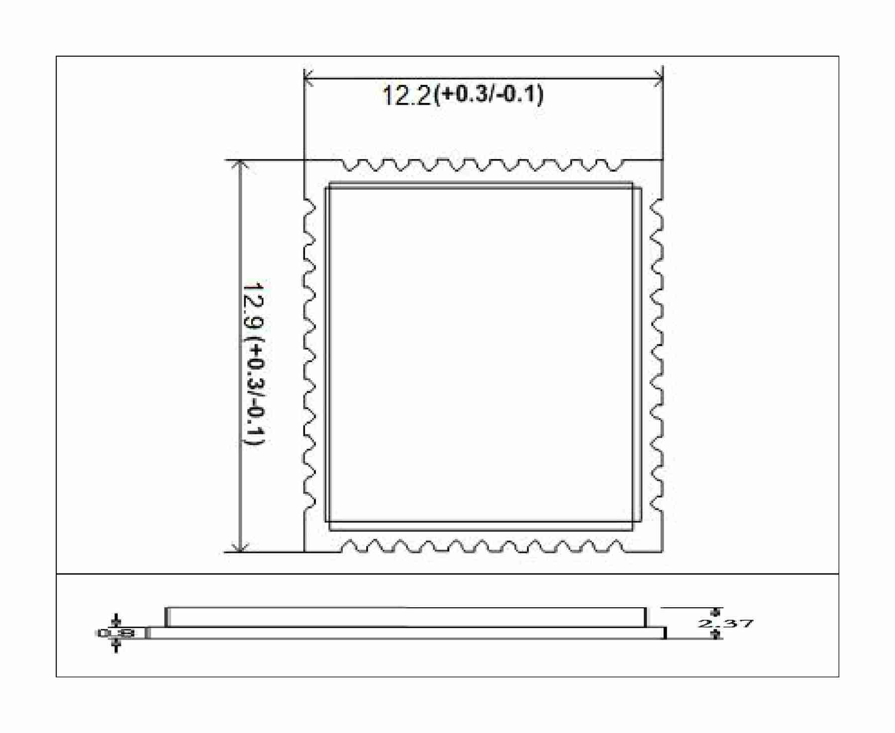 150Mbps USB2.0 Wi-Fi 4 Module 6233E-UUB-CG-Outline