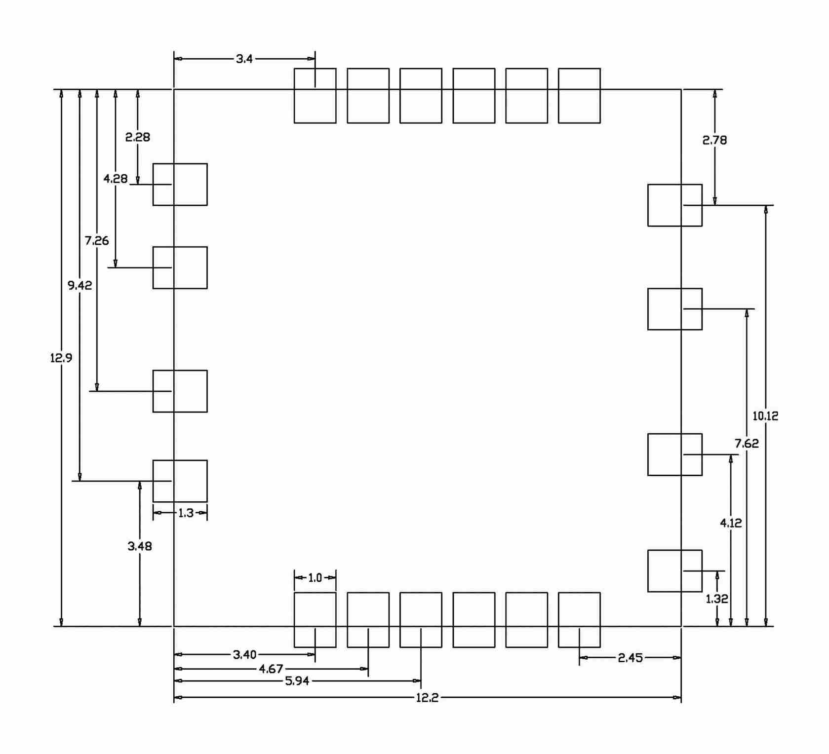 150Mbps USB2.0 Wi-Fi 4 Module 6233E-UUB-CG-Outline