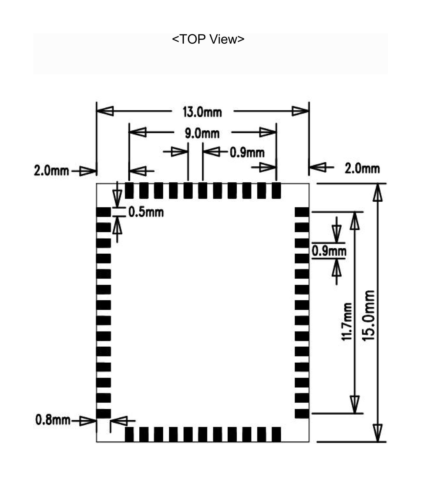 2402Mbps PCIe/Uart Wi-Fi 6 Module 6252B-PRC-Outline