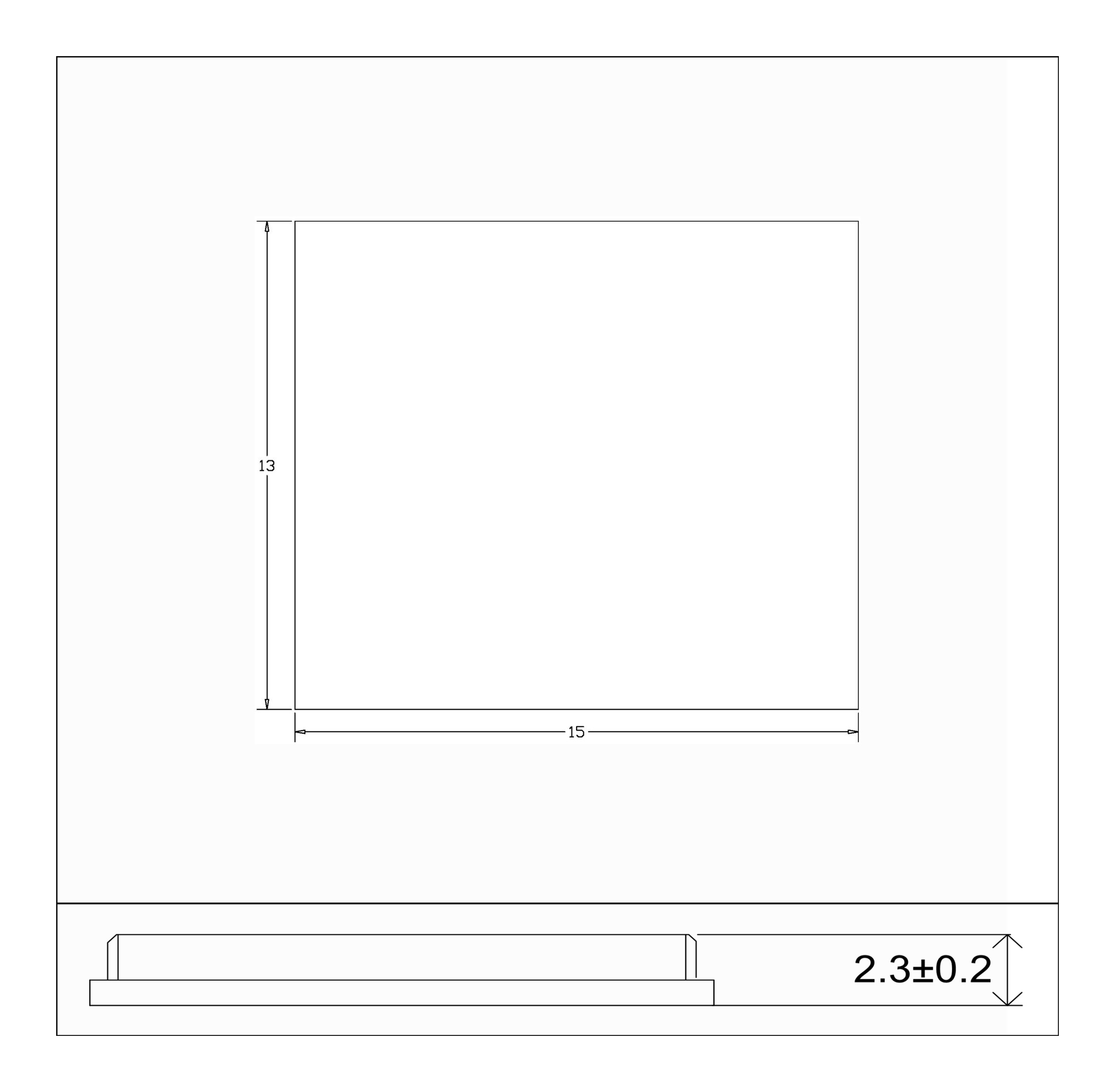 1200Mbps USB2.0 Wi-Fi 6 Module 6252B-UUB-V1.0-Outline