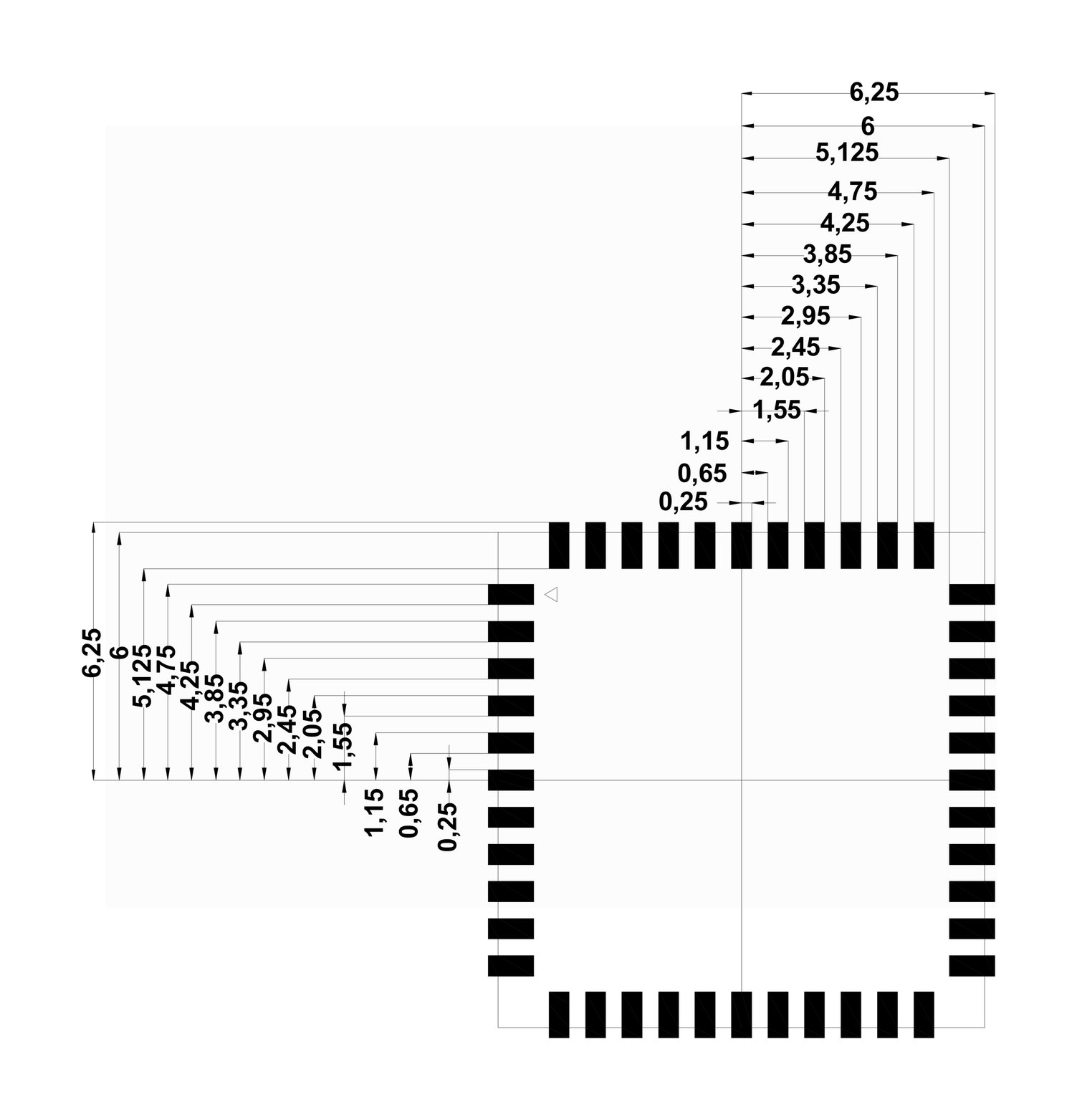 433Mbps SDIO3.0/Uart Wi-Fi 5 Module 8223A-SR-Outline