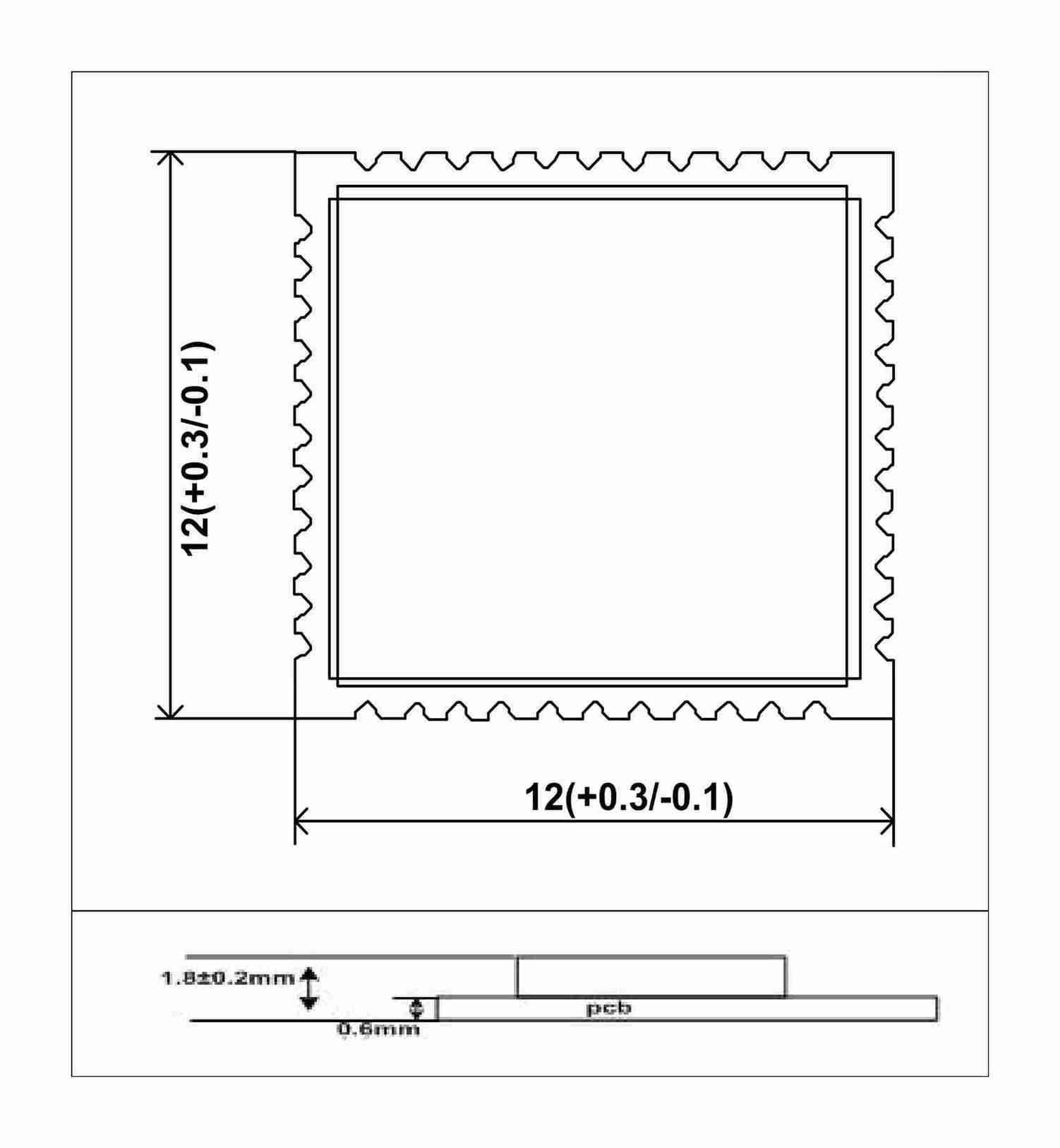 150Mbps SDIO2.0 Wi-Fi 4 Module F89FTSM13-W3-Outline