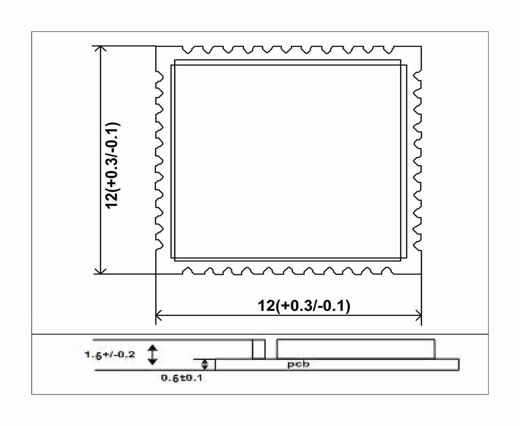 72.2Mbps SDIO2.0 Wi-Fi 4 Module F89FTSM13-Outline