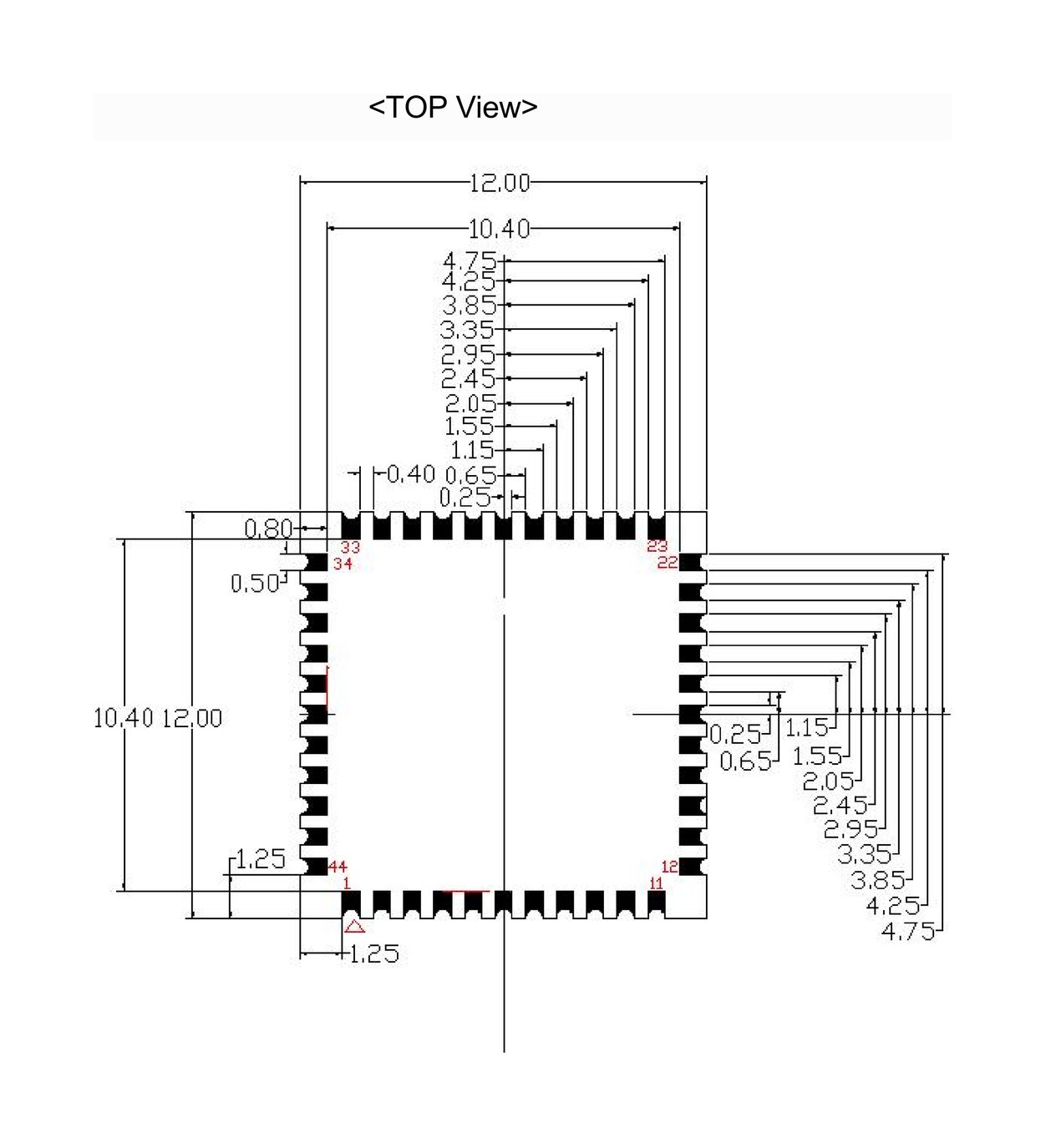 286.8Mbps SDIO3.0/UART Wi-Fi 6 Module N240A-SRL-Outline