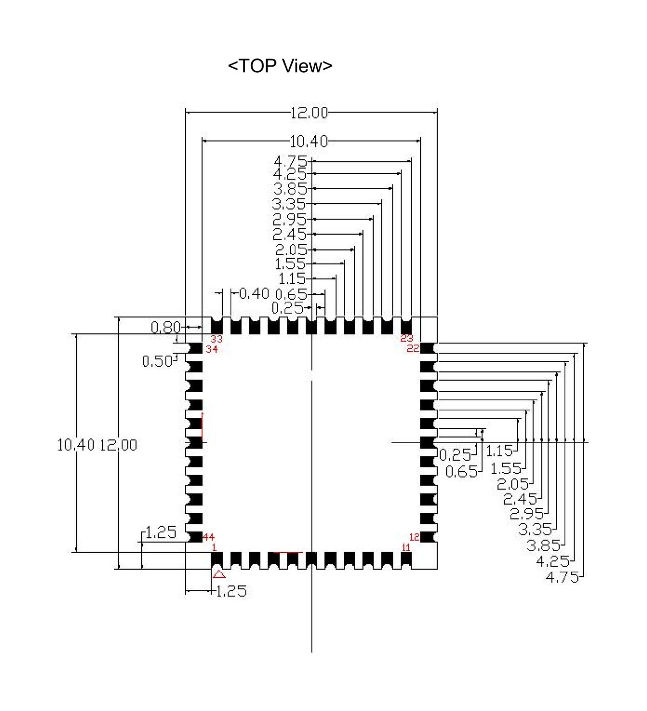 286.8Mbps SDIO3.0/UART Wi-Fi 6 Module N240A-SRL-Outline
