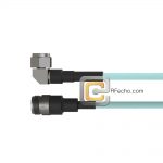 Low Loss N Female to Right Angle N Male, 18 GHz, LL335i Coax and RoHS