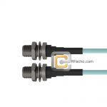Low Loss N Female Bulkhead to N Female Bulkhead, 18 GHz, LL335i Coax and RoHS