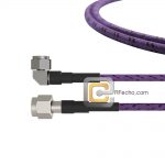 Low Loss Right Angle N Male to TNC Male, 11 GHz, Composite LL335i Coax and RoHS