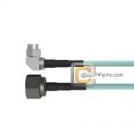 Low Loss N Male to Right Angle SMA Male, 18 GHz, LL335i Coax and RoHS