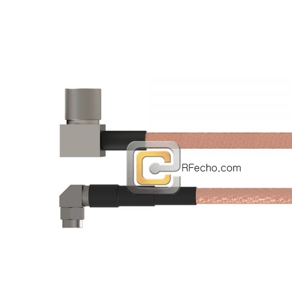 Right Angle 10-32 Male to Right Angle SMA Male RG-316 Coax and RoHS F065-121R0-321R0-20-N Right Angle 10-32 Male to Right Angle SMA Male RG-316 Coax and RoHS F065-121R0-321R0-20-N