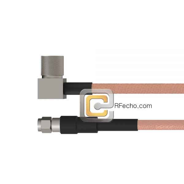 Right Angle 10-32 Male to SMA Male RG-316 Coax and RoHS F065-121R0-321S0-20-N Right Angle 10-32 Male to SMA Male RG-316 Coax and RoHS F065-121R0-321S0-20-N