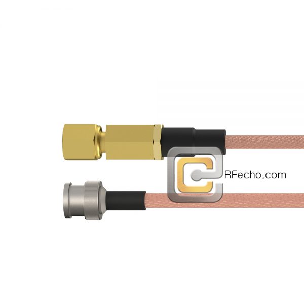 BNC Male to SSMC Plug RG-316 Coax and RoHS F065-221S0-381S0-30-N BNC Male to SSMC Plug RG-316 Coax and RoHS F065-221S0-381S0-30-N
