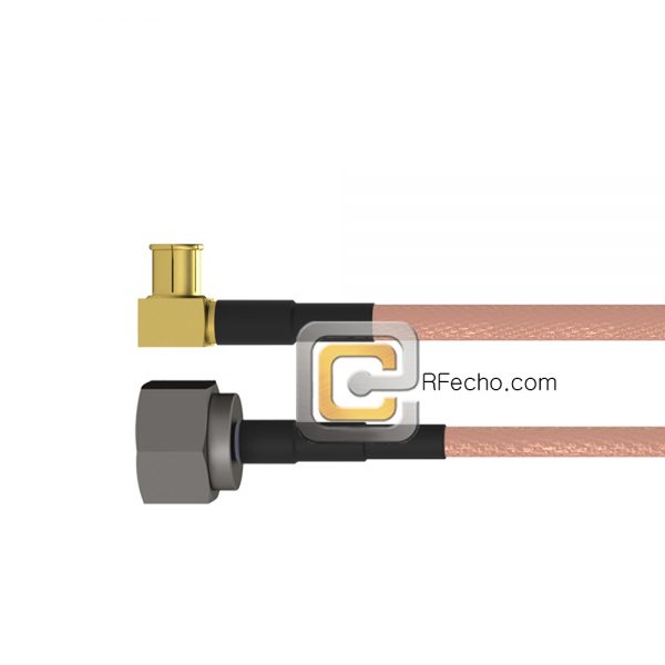 Right Angle MCX Plug to N Male RG-316 Coax and RoHS F065-251R0-291S0-30-N Right Angle MCX Plug to N Male RG-316 Coax and RoHS F065-251R0-291S0-30-N
