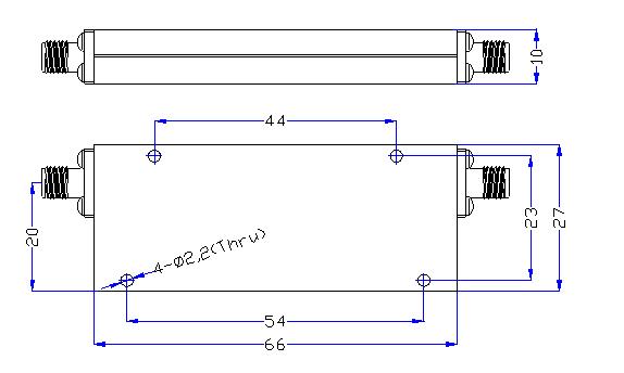 DC-1.25GHz, Rejection: ≥60dB @ 1.52~4.7GHz, Low Pass Cavity Filter OLP-1250 01