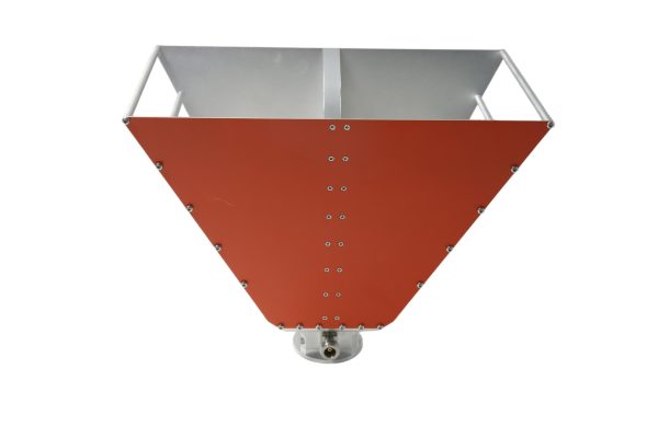 Broadband dual ridged horn antenna, frequency ranges from 0.8-12GHz, 10.5dBi Gain