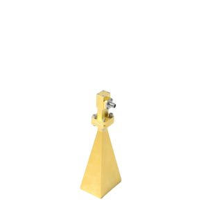 Broadband dual ridged horn antenna with a frequency range of 18 to 40GHz