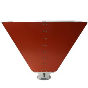 Broadband dual ridged horn antenna 0.4-6GHz, 10.5dBi Gain