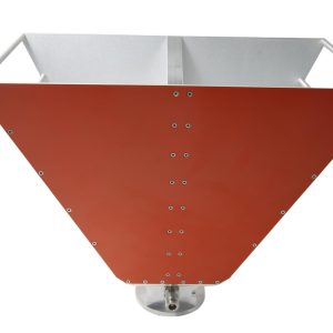 Broadband dual ridged horn antenna 0.6-9GHz, 10.5dBi Gain