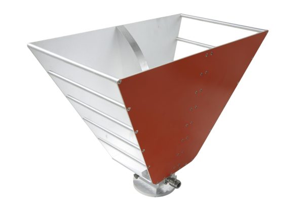 Broadband dual ridged horn antenna 0.6-9GHz, 10.5dBi Gain