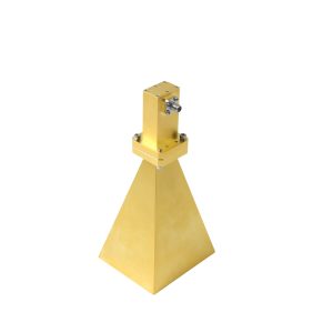 Broadband dual ridged horn antenna 7.5-18GHz,15dBi