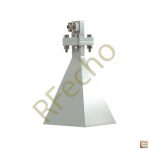 15 dBi Gain, 8.2 GHz to 12.5 GHz, WR-90 Waveguide Standard Gain Horn Antenna