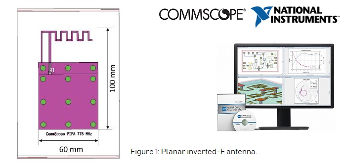 CommScope Used NI AWR Software to Develop an Inverted-F Antenna
