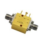 2 GHz to 4 GHz, 0.4 dB Insertion Loss, 23 dB Isolation, SMA Coaxial Series Isolator-TH201F