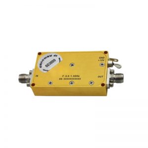 Ultra Wide Band Low Noise Amplifier From 0.9GHz to 1.3GHz With a Nominal 39dB Gain NF 1.2dB SMA Connectors