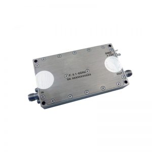 Ultra Wide Band Low Noise Amplifier From 0.1GHz to 6GHz With a Nominal 35dB Gain NF 3.5dB SMA Connectors