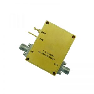 Ultra Wide Band Low Noise Amplifier From 0.5GHz to 8GHz With a Nominal 35dB Gain NF 1.8dB SMA Connectors