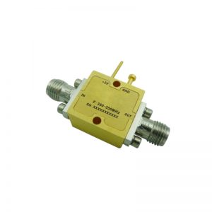 Ultra Wide Band Low Noise Amplifier From 0.35GHz to 0.55GHz With a Nominal 16dB Gain NF 1.2dB SMA Connectors