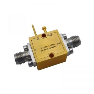 Ultra Wide Band Low Noise Amplifier From 0.55GHz to 1.2GHz With a Nominal 16.5dB Gain NF 0.8dB SMA Connectors