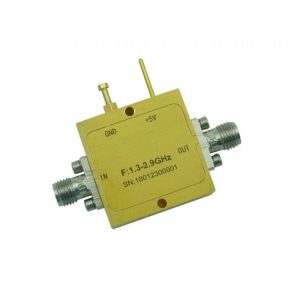Ultra Wide Band Low Noise Amplifier From 1.3GHz to 2.9GHz With a Nominal 24dB Gain NF 1.3dB SMA Connectors