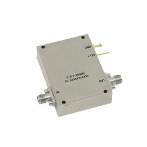Ultra Wide Band Low Noise Amplifier From 0.1GHz to 10GHz With a Nominal 30dB Gain NF 2.5dB SMA Connectors
