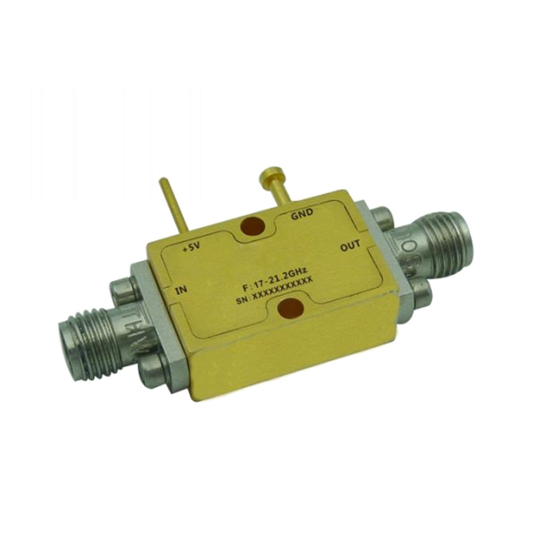 Ultra Wide Band Low Noise Amplifier From 17GHz to 21.2GHz With a