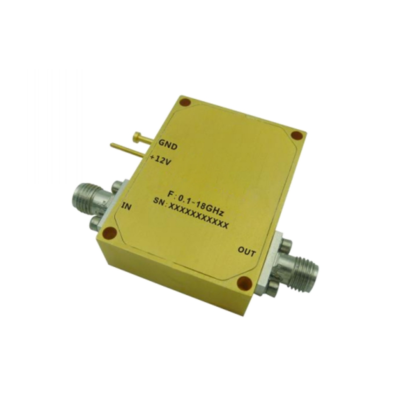 Ultra Wide Band Low Noise Amplifier From 0.1GHz to 18GHz With a Nominal