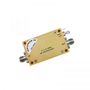 Ultra Wide Band Low Noise Amplifier From 0.5GHz to 1GHz With a Nominal 41dB Gain NF 0.95dB SMA Connectors