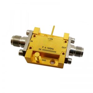 Ultra Wide Band Low Noise Amplifier From 6GHz to 18GHz With a Nominal 50dB Gain NF 1.5dB SMA-F Connectors